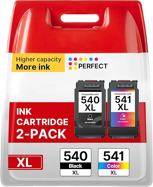 Cartouche 540 et 541 Compatible Canon - Remplacement PG-540XL CL-541XL