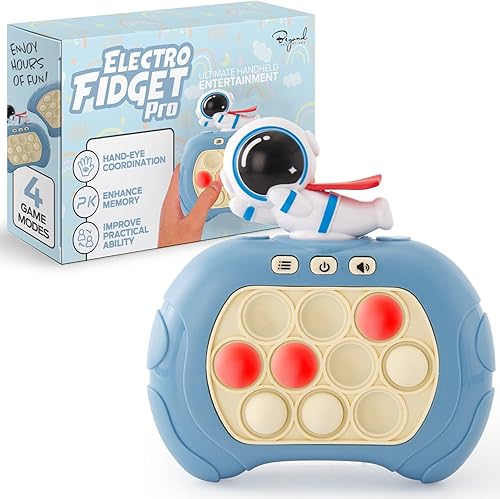 Beyond Innoventions (Flyman) - Juego de empuje rápido Juguete para ansiedad con luz para el juego Pop It Juego de burbujas de empuje rápido para