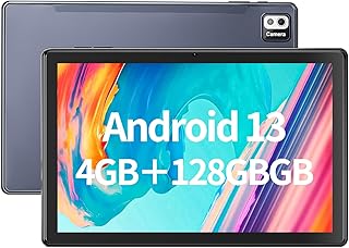 SGIN Tablet 10.1 Inch Android 13 Tablet PC 4GB RAM 128GB Storage, 800x1280 IPS Display, Octa-core Processor, WiFi, Bluetooth, GPS, Type-C, 6000mAh Battery