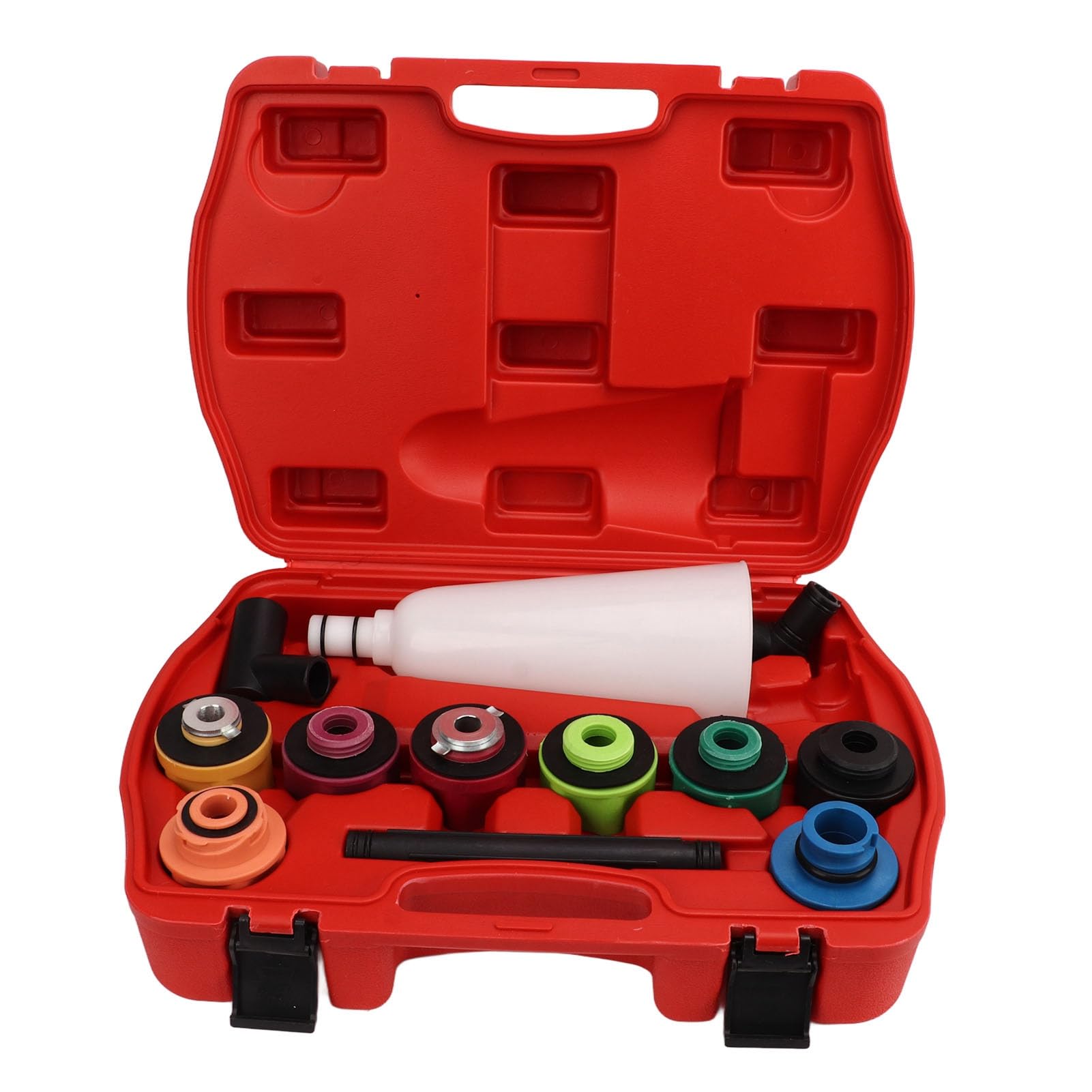 Kit de relleno de aceite de embudo offset Extension Tube Color Coded Adapters Efficient Automotive Use 5pcs