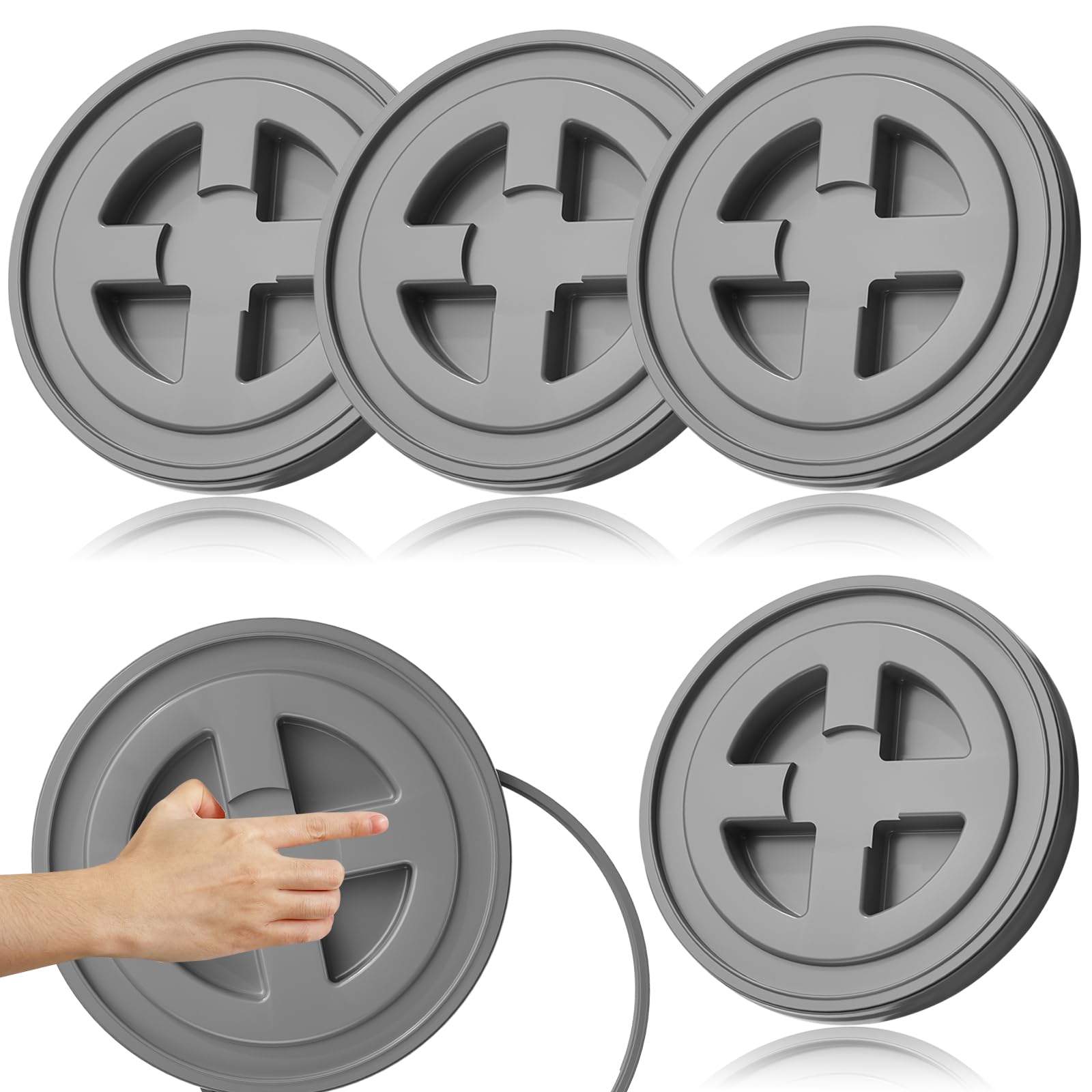 AODESTINY Screw Top Airtight Lids