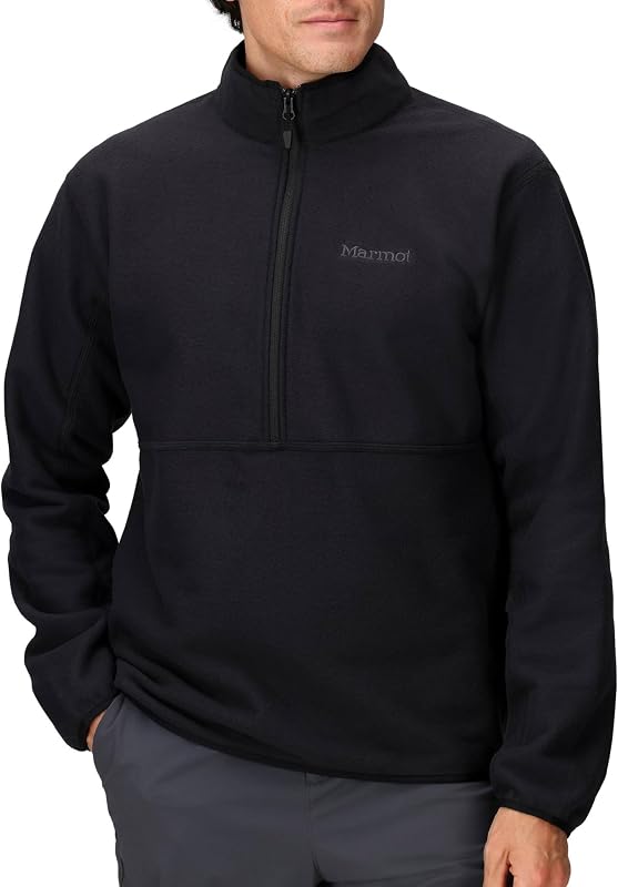 MARMOT Men's Rocklin 1/2 Zip, Lightweight Fleece Pullover Jacket