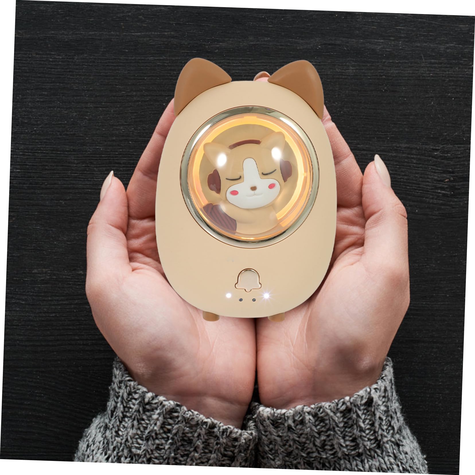 TOYANDONA Scaldamani Invernale Portatile Ricaricabile USB Design Animale dei Cartoni Scaldamani Elettrico Leggero per Outdoor Campeggio Sci e Regalo per Donne