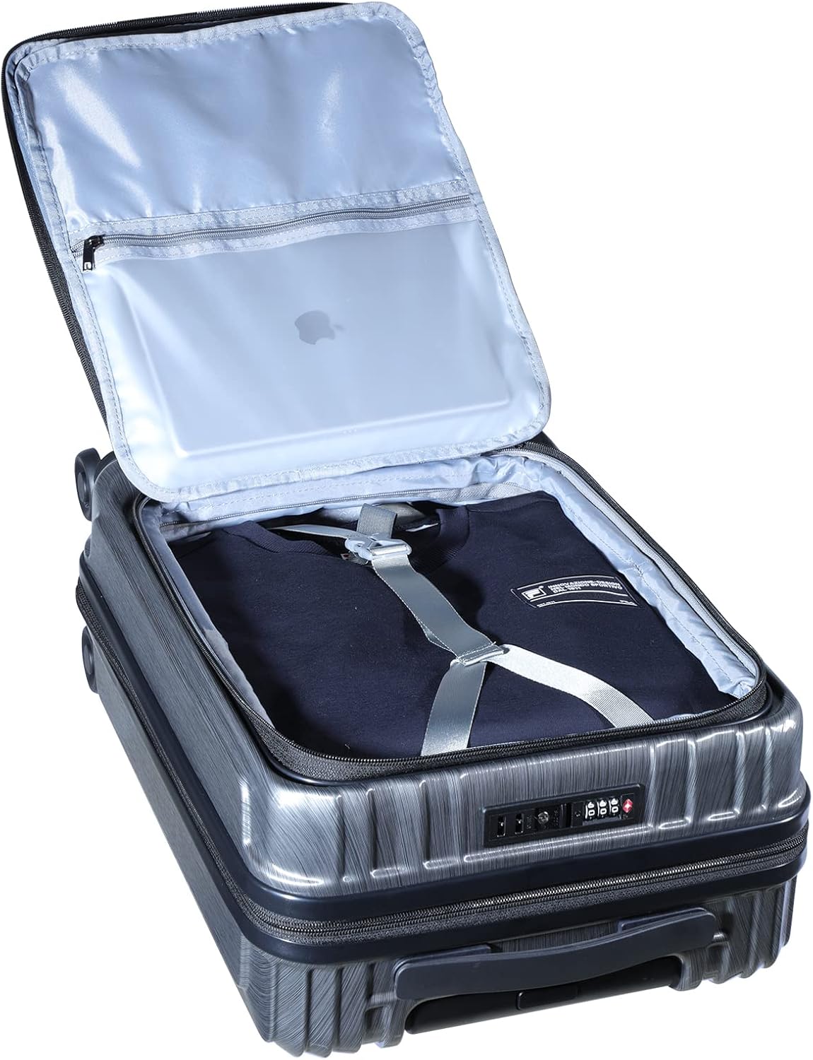 Review TydeCkare Carry On Cabin Luggage 20 Inch with Front Compartment