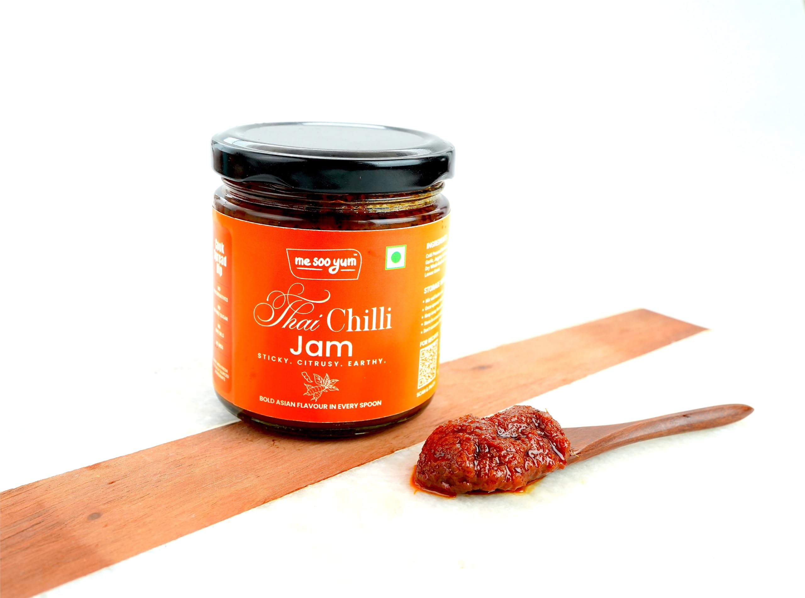 MeSooYum Thai Chilli Jam,No Preservatives, No MSG, No Gluten, No Dairy, No Refined Sugar,Made with Fresh Ingredients & Cold-Pressed Oil, Versatile Condiment - Image 6 thumbnail