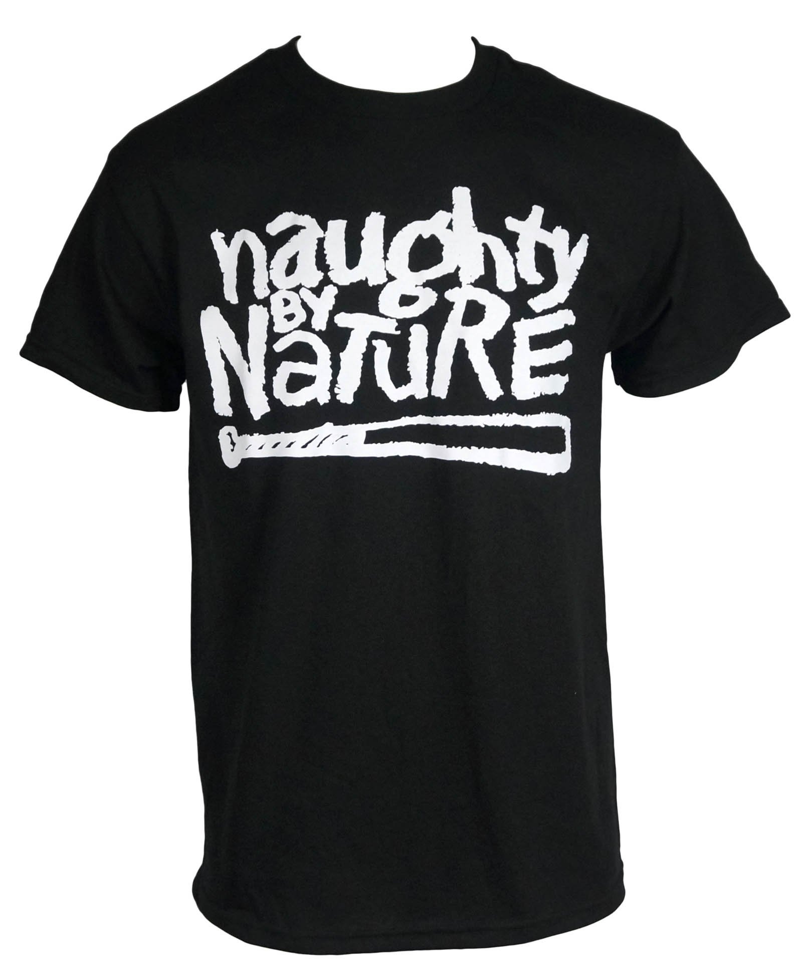 BRAVADONaughty by Nature Men's OG Logo T-Shirt Black