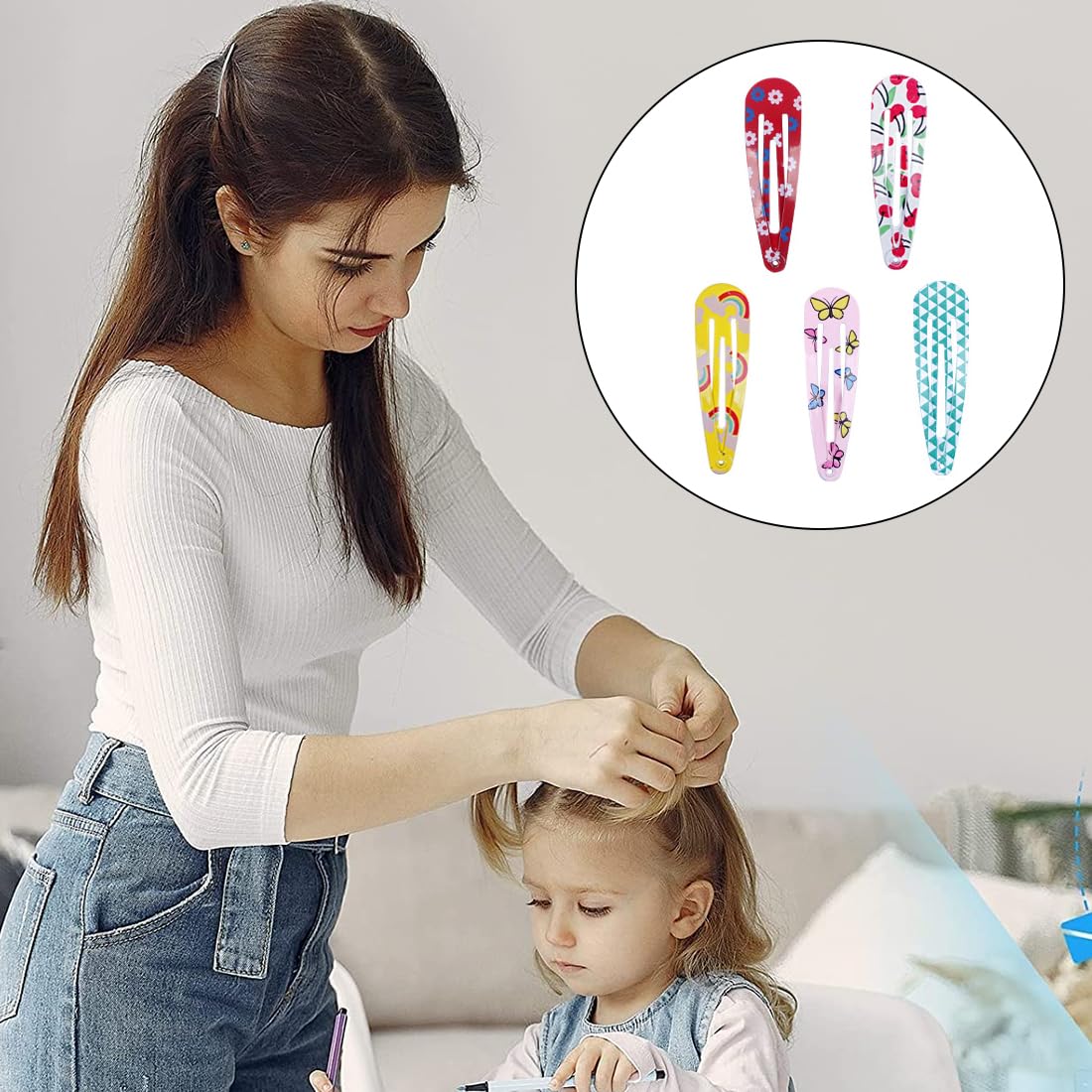 6 Stück Pailletten-Haarspangen Mit Krokodilklemme – Glitzernde Haarschleifen Für Mädchen