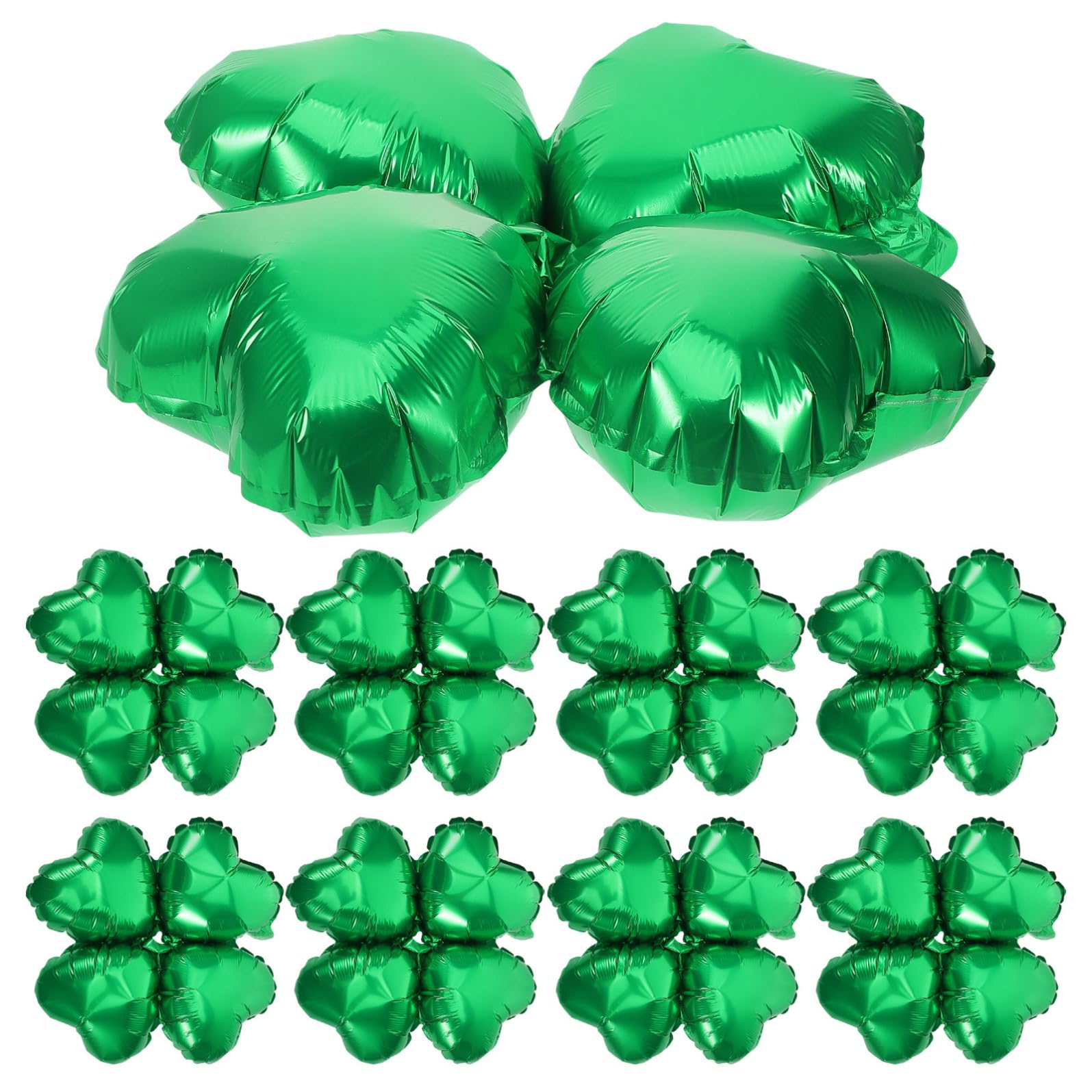 Palloncini a Forma di Fiora a Cuore 50 Pezzi Verde