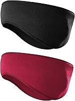 Vista 24 de JOEYOUNG Calentadores de orejas de forro polar para hombres, mujeres y niños, diadema de invierno, orejeras para clima frío, correr, ciclismo, esquí