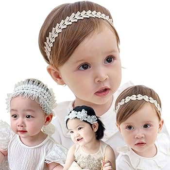 Amazon.co.jp: ベビー ヘアバンド 4本セット 赤ちゃん ヘア