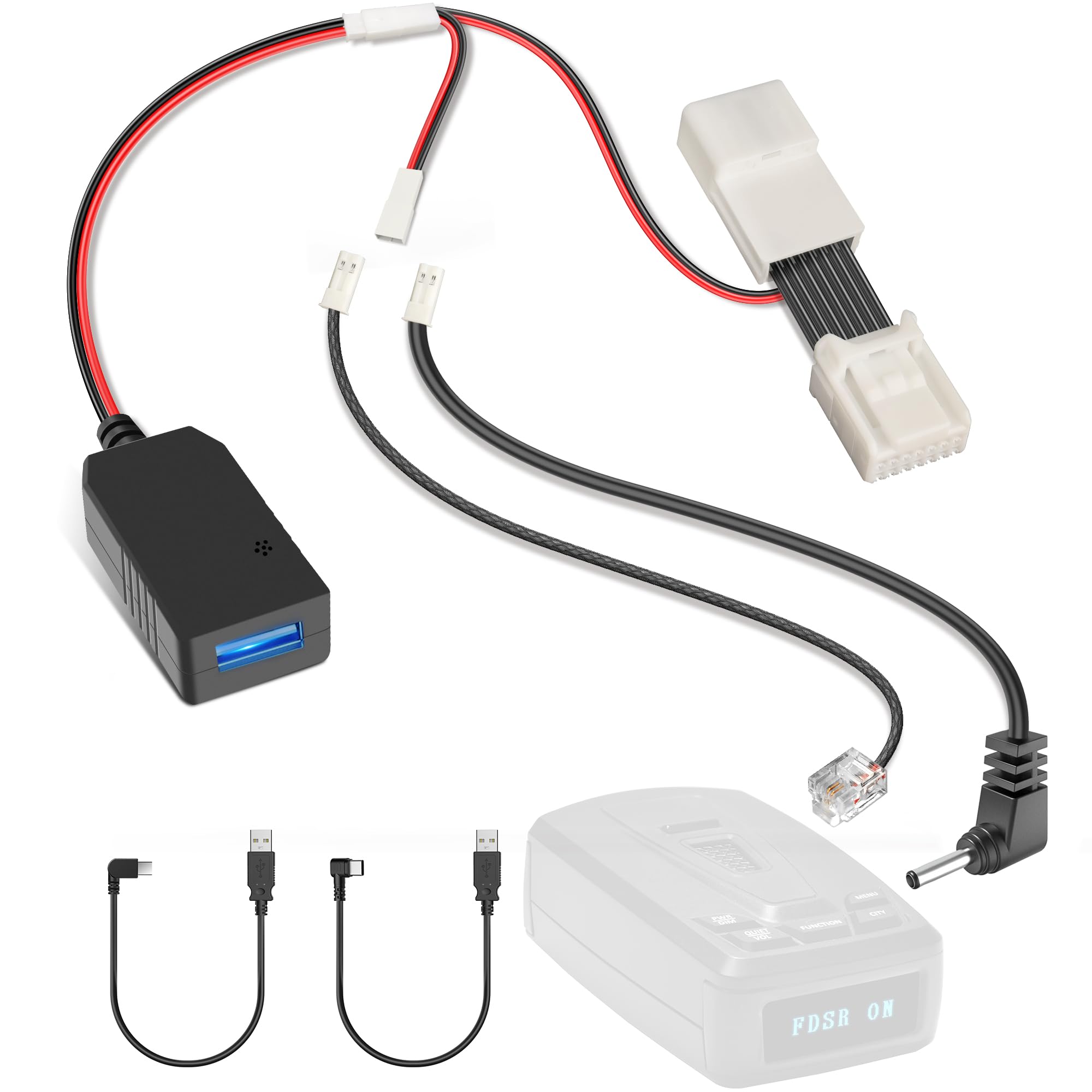 YQMAJIM DashCam Power Adapter - 3-Pin Type-C For Jeep, Dodge, Chrysler, Plug & Play Hidden USB Cable - View #6