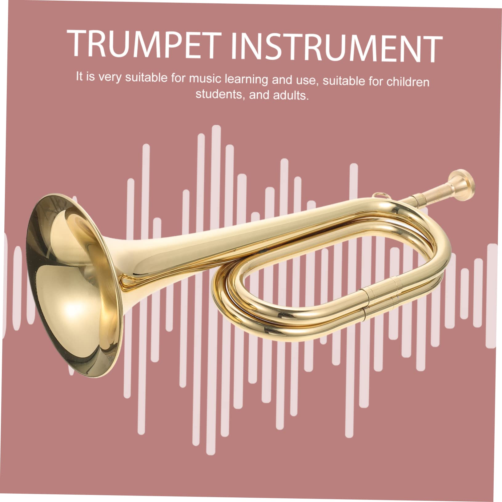 SHOWERORO Professionelles Horninstrument Anfängertrompete Kupfertrompete Musikinstrument Blasinstrument Kupferhorn Für Anfänger Studenten Und Profis