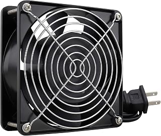 GDSTIME AXIAL Fan 12038, 110V 120V AC 120mm Fan, Ventilation Exhaust Projects Cooling Fan