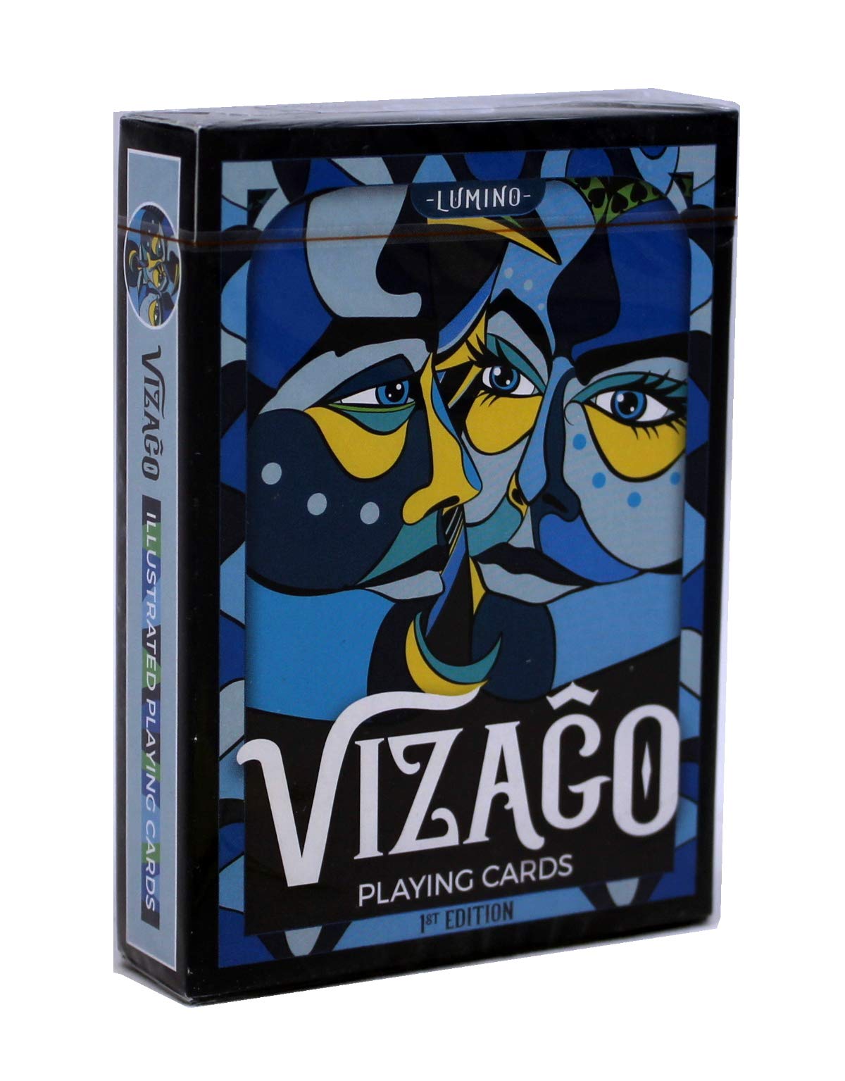 Abolina Art Vizago Playing Cards LPCC - Blue and Red (Blue)