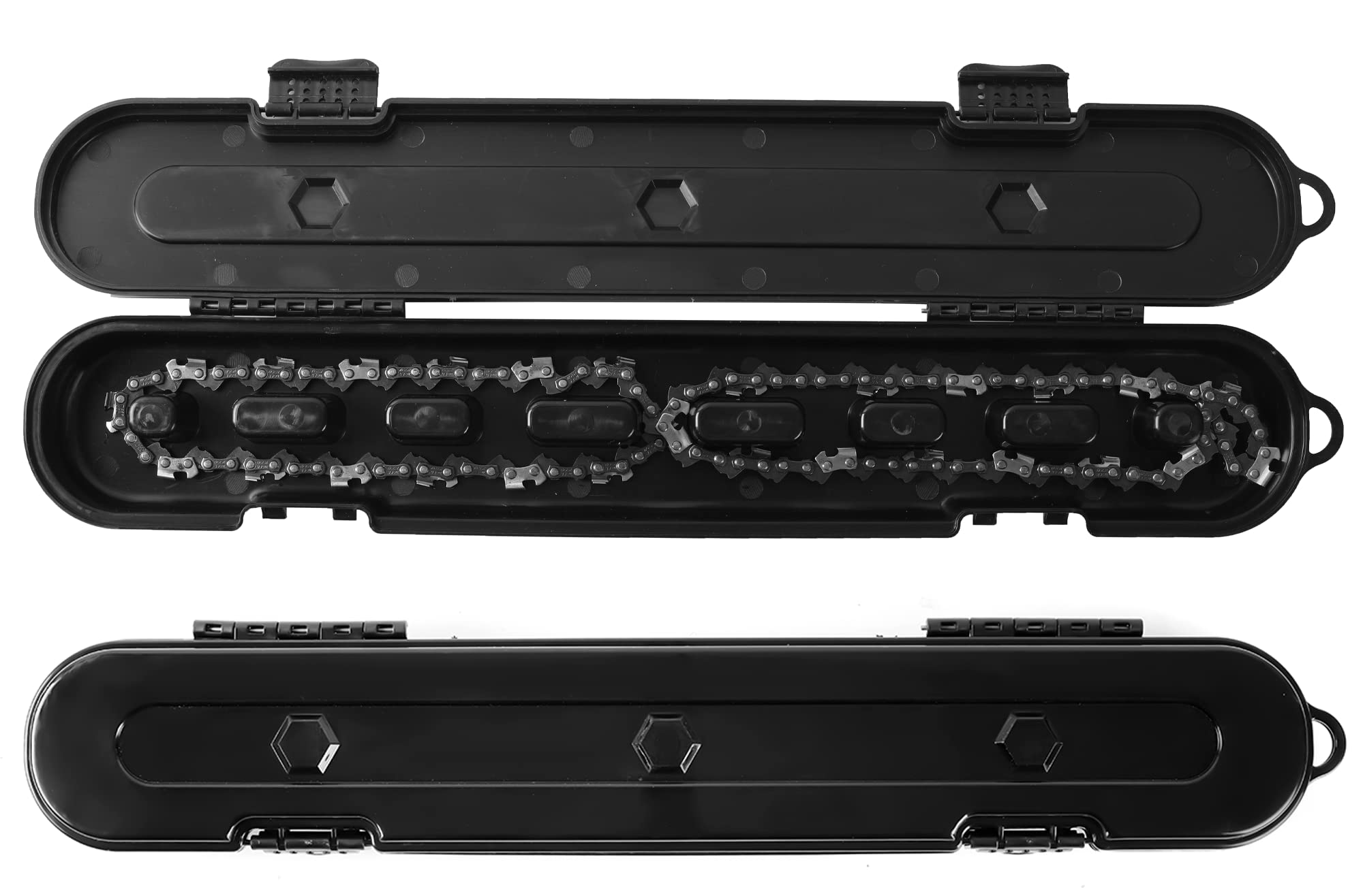 AR-PRO Chainsaw Chain Storage Case - Organizer Box for 4", 6", 8“, 10”, 12", 14", 16“and 18” Chainsaw Blade Chains