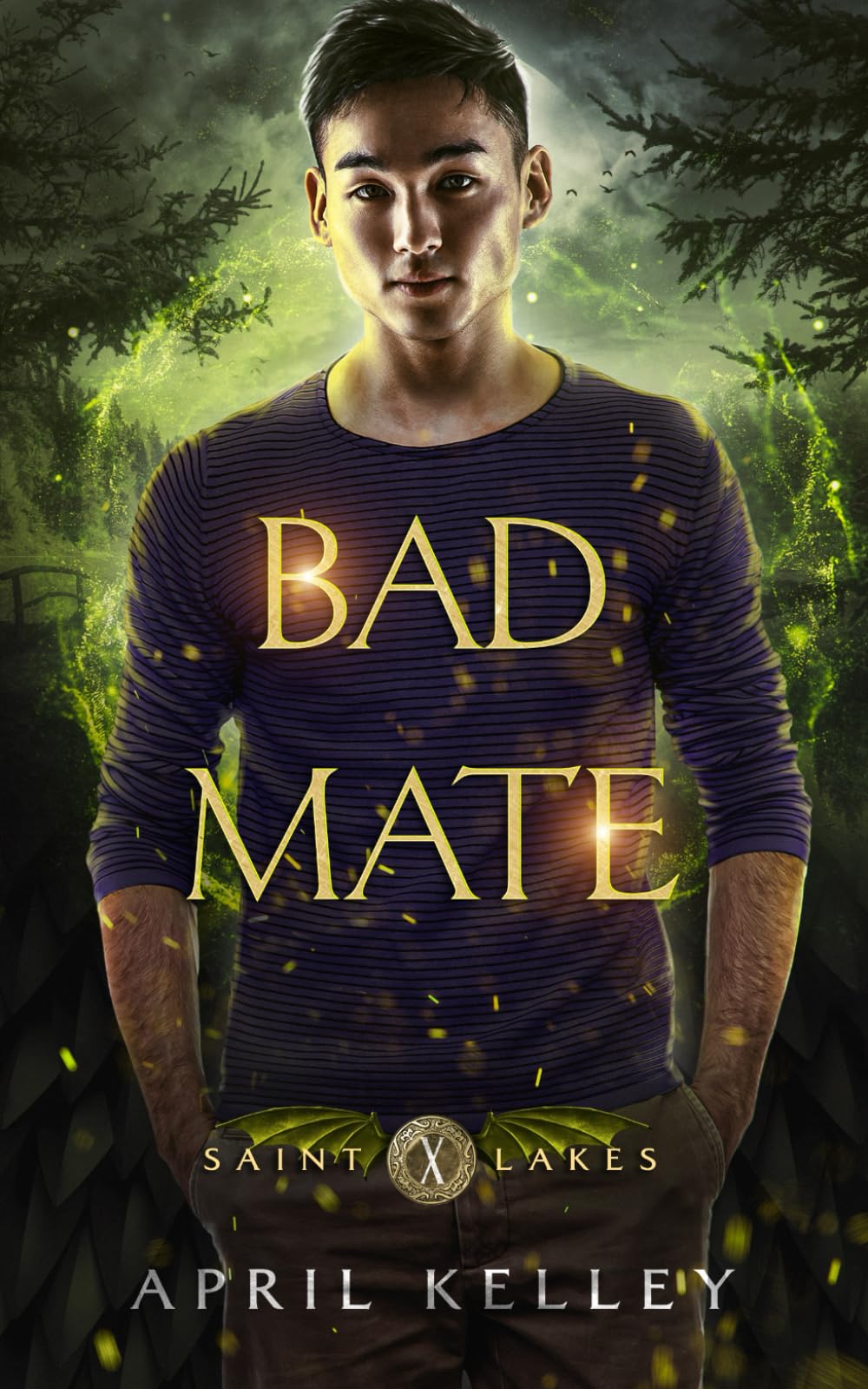 Bad Mate: A Vampire and Cat Shifter MM Paranormal Romance (Saint Lakes)