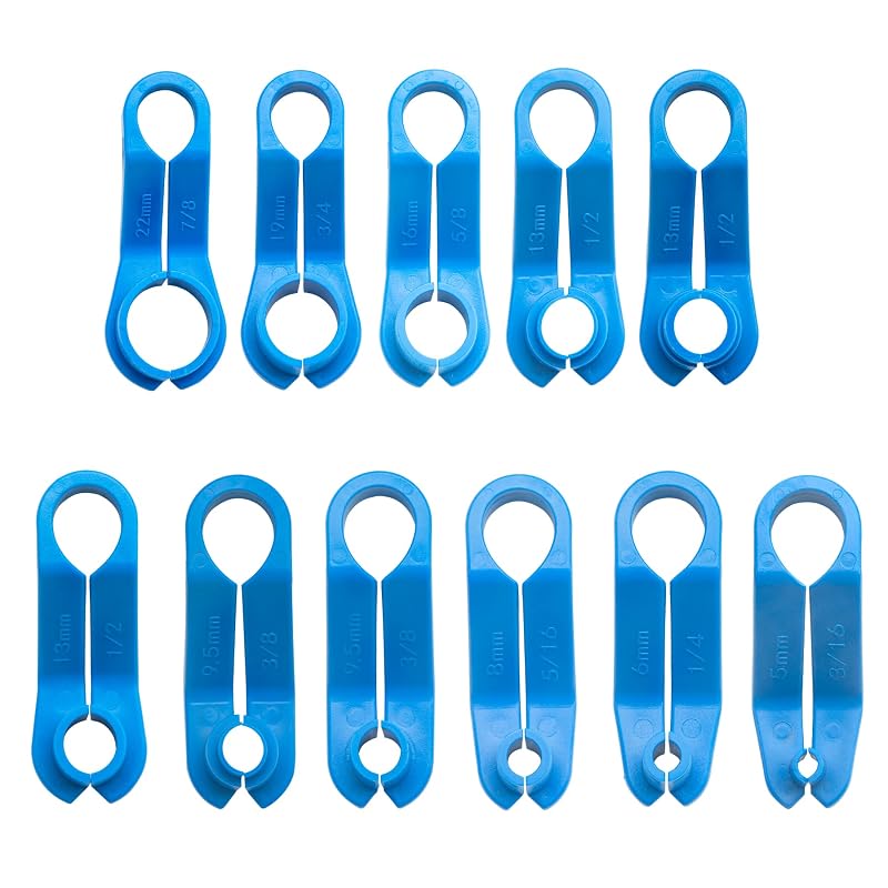 Kit de Ferramentas para Desconectar Linhas de Combustível e Ar-Condicionado AUPREX AX-1001A, 11 Peças, de 4,8 a 22,2 mm