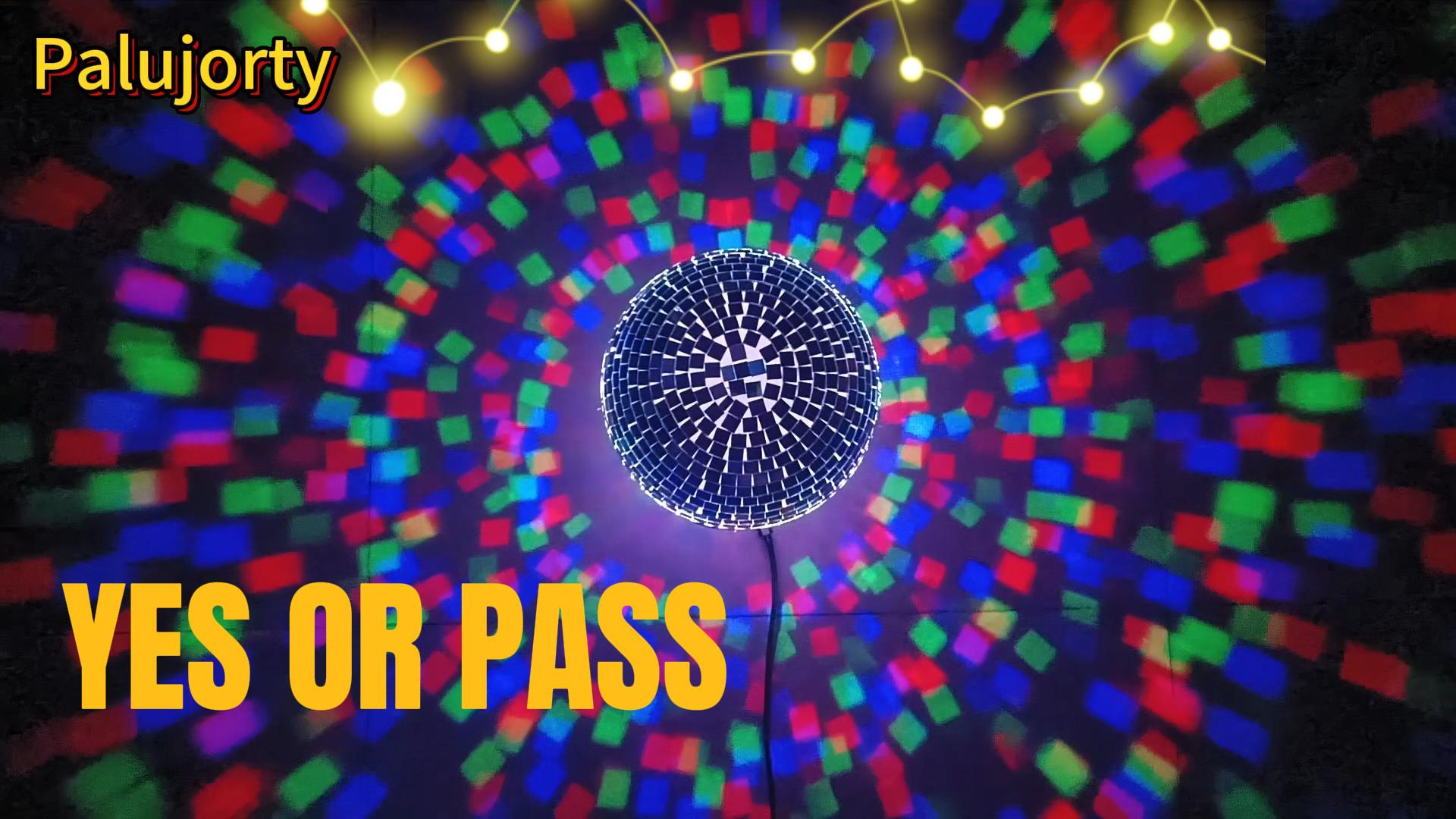 Image of Disco Ball Motor with Lights with Remote, Palujorty 5 RPM-9 RPM 24 LED Mirror Ball Motor with Lights for 4 inch 6 inch 8 inch 12 inch Balls for Party(USB /Battery Powered)