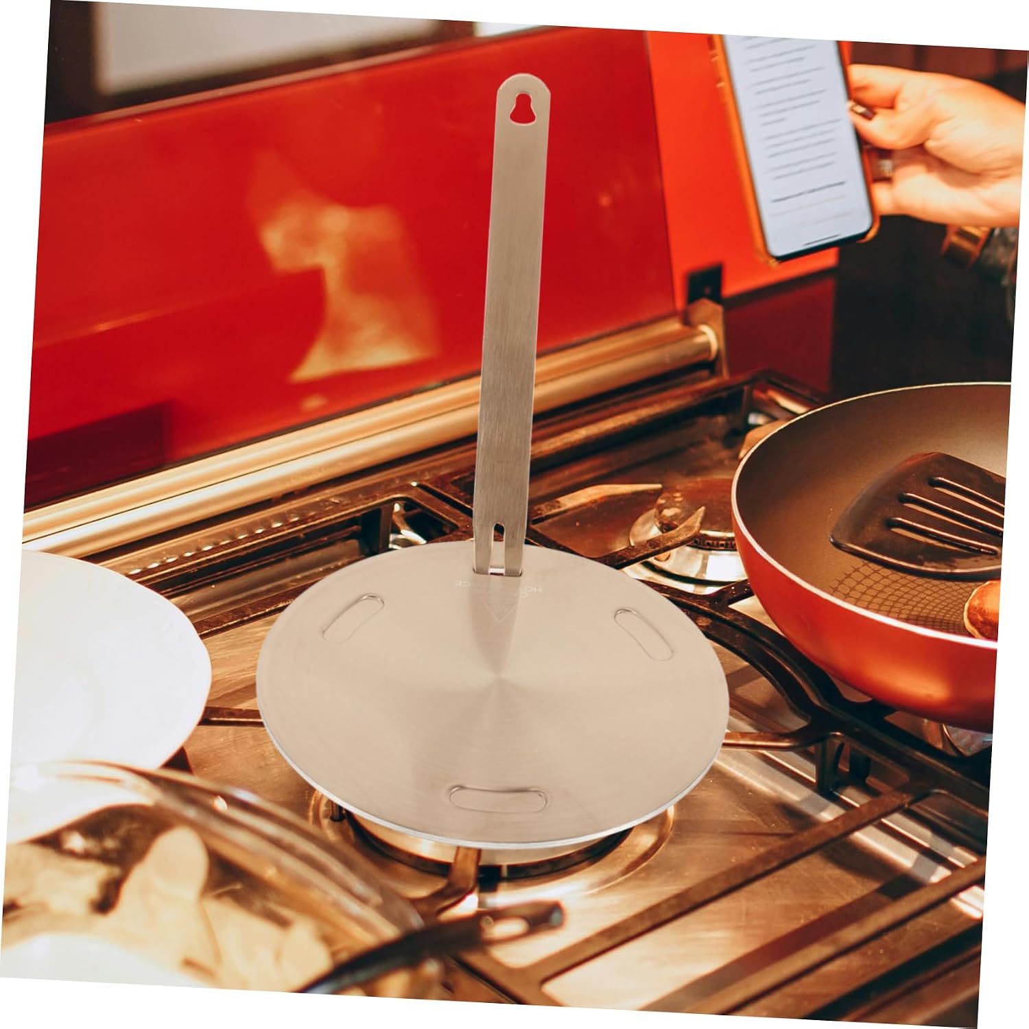 Induction Cooker Heat Conduction Plate Stove Top Griddle Pan for Gas Stove Heat Diffuser Plate Adapter for Gas