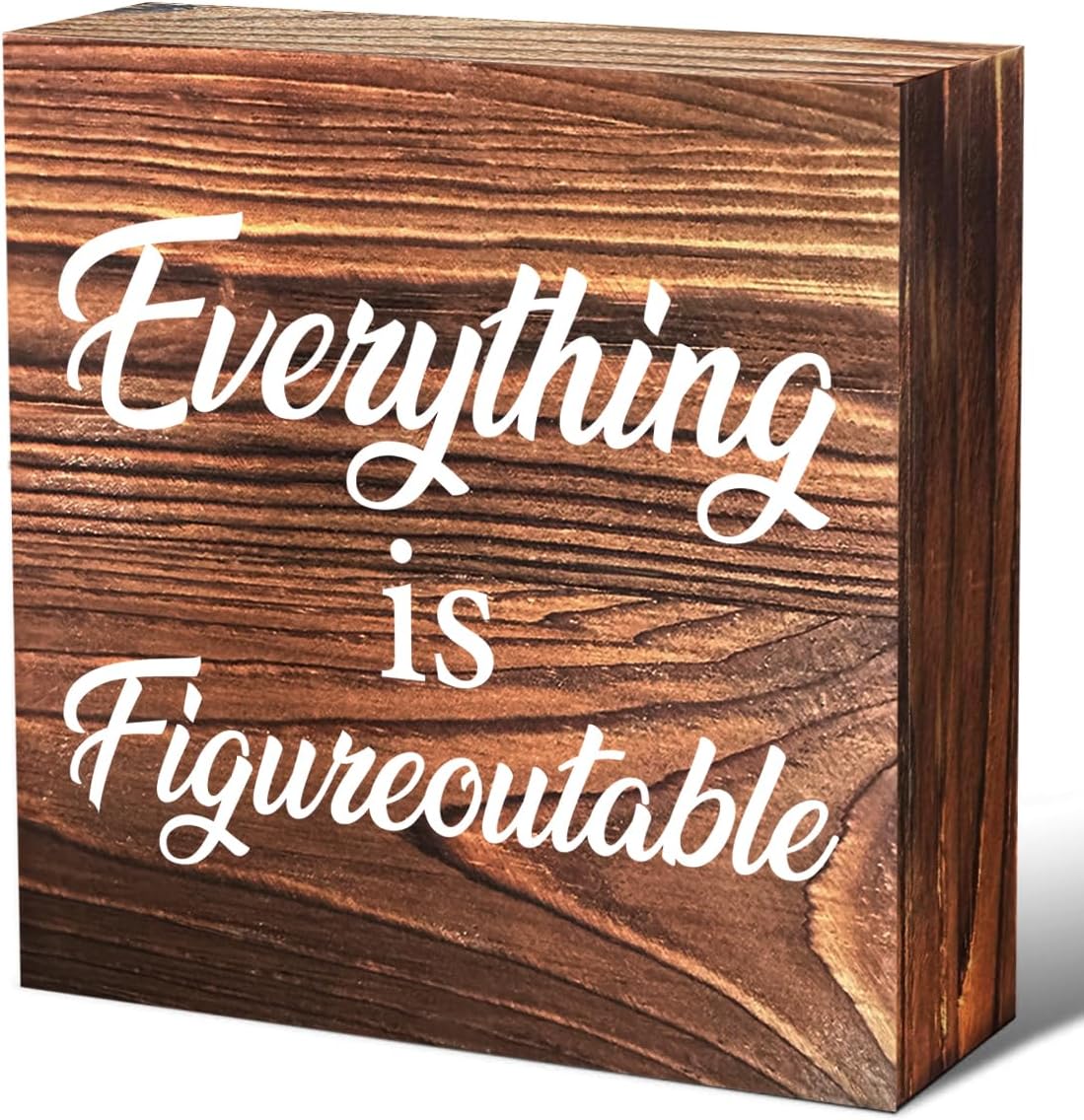 Inspirational Sign Motivational Desk Signs Everything Is