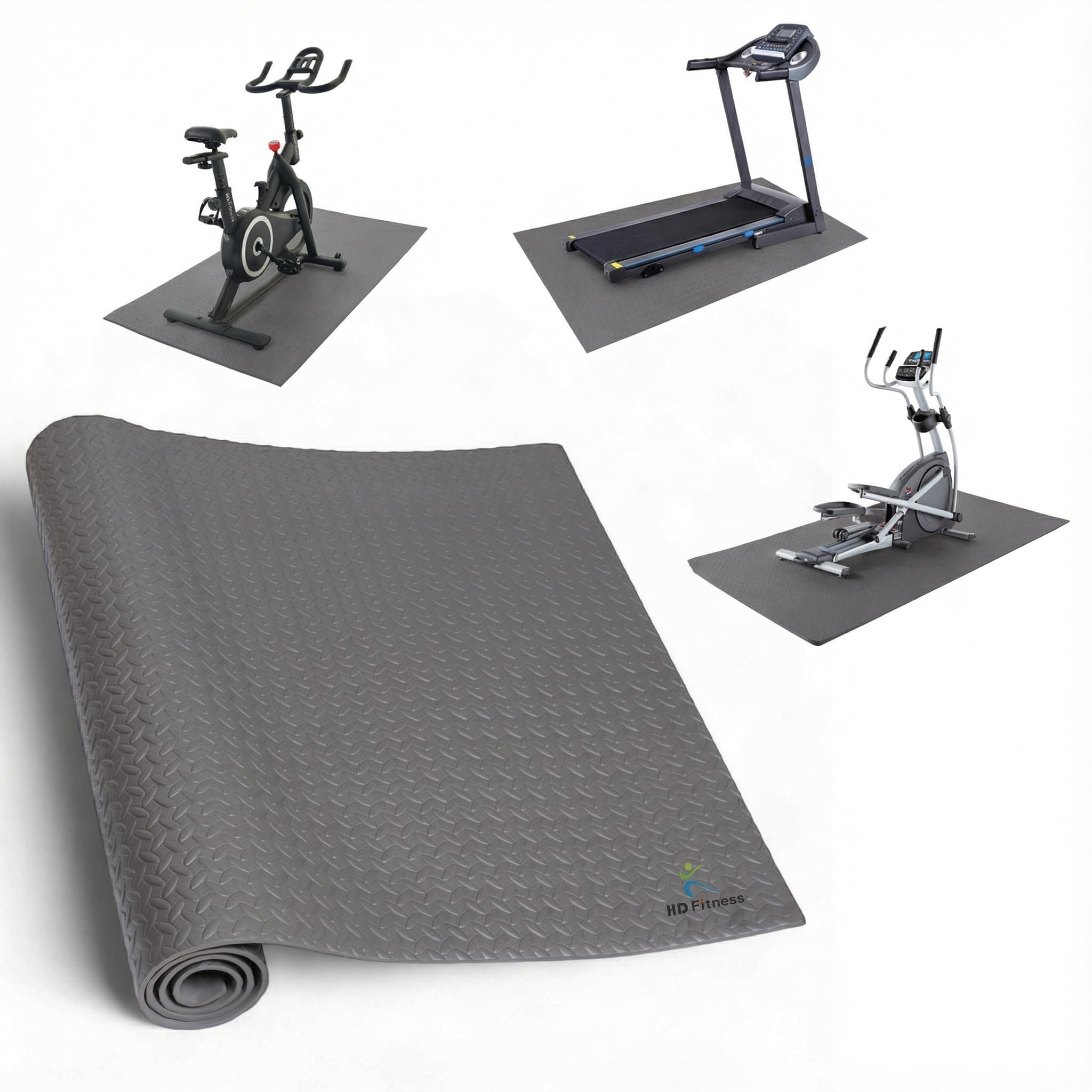 Esterilla gimnasio EVA antideslizante gruesa protección suelo alfombrilla cinta correr
