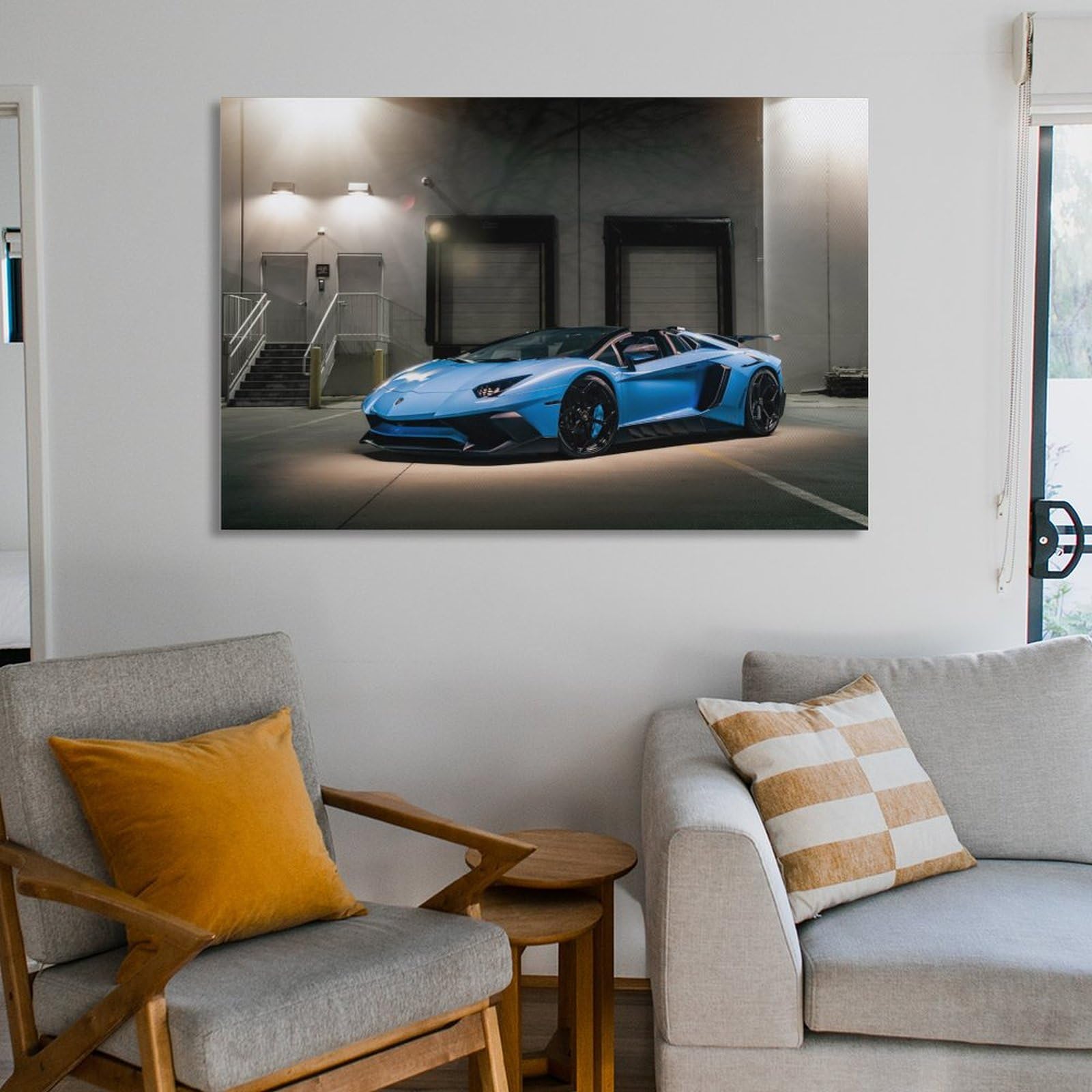 Amazon.co.jp: モダンホームウォールデコレーションランボルギーニ