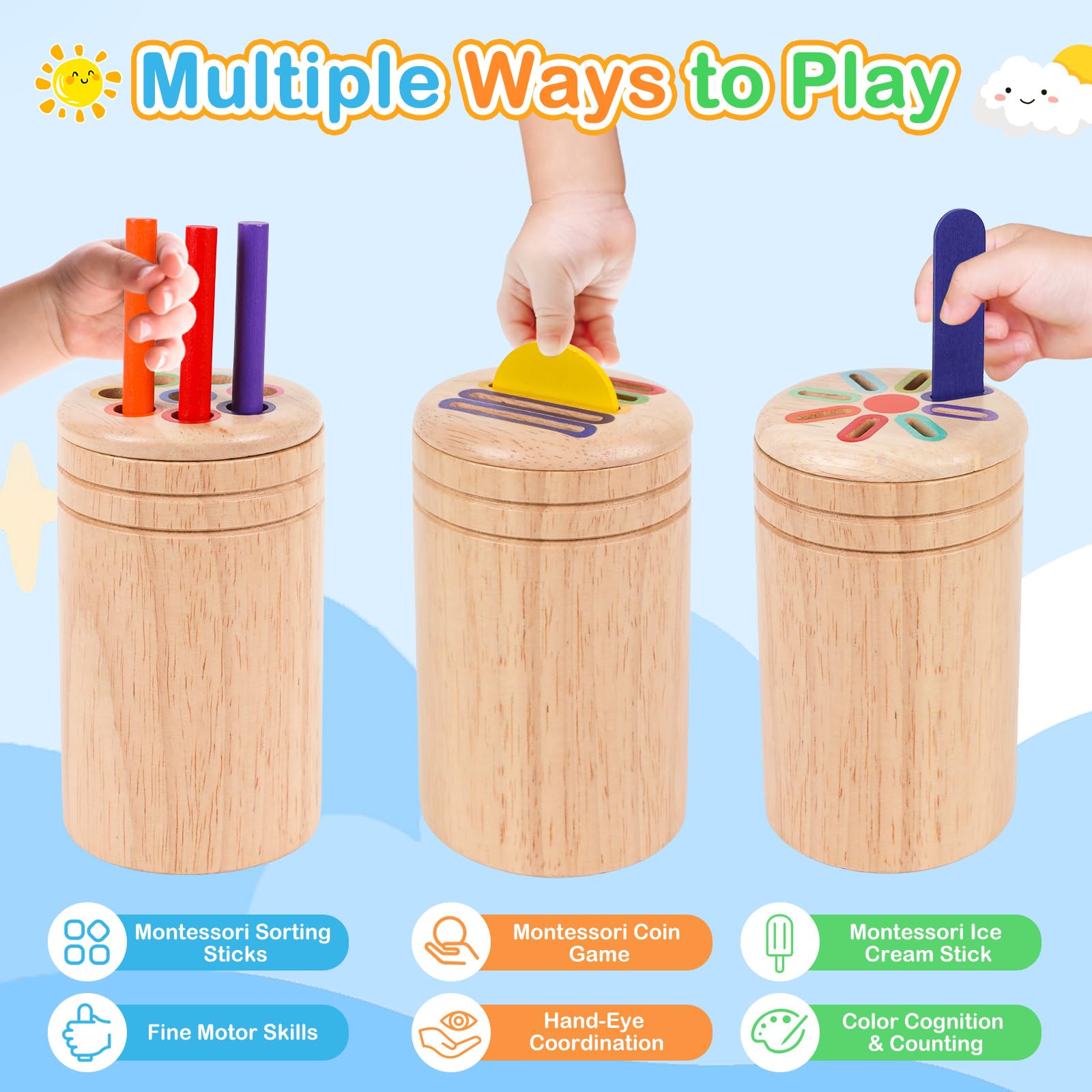 Montessori Toys for 1 Year Old Boys Girls - Image 4