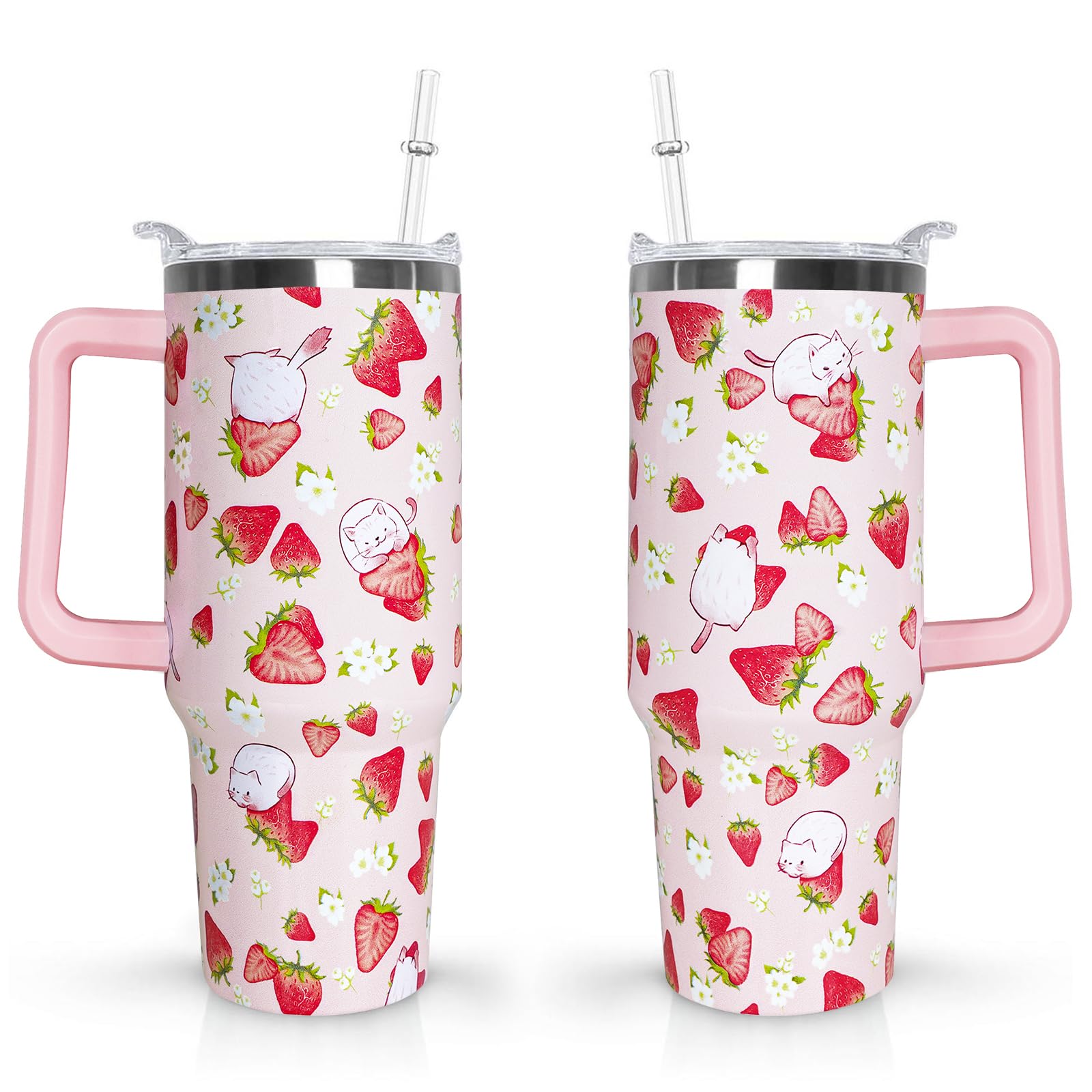 Cute Tumblers With Straws