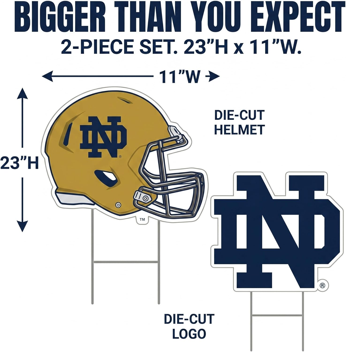 NCAA 2 Pack Yard Signs