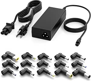 90W Universal Laptop Charger AC Adapter with 15 Tips