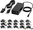 90W Universal Laptop Charger AC Adapter Replacement for Lenovo HP Dell ASUS Acer Samsung Sony Fujitsu Notebook Ultrabook Chromebook Latitude Inspiron Pavilion Power Supply Cord with 15 Tips