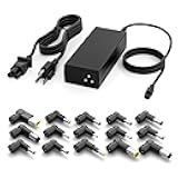 90W Universal Laptop Charger AC Adapter Replacement for Lenovo HP Dell ASUS Acer Samsung Sony Fujitsu Notebook Ultrabook Chromebook Latitude Inspiron Pavilion Power Supply Cord with 15 Tips
