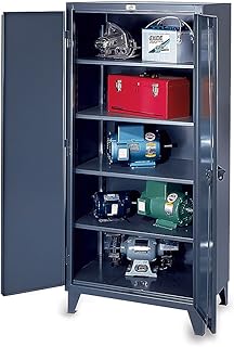 STRONG HOLD Ultra-Capacity Lifetime Cabinet - 36x24x78 - Steel - Dark Gray
