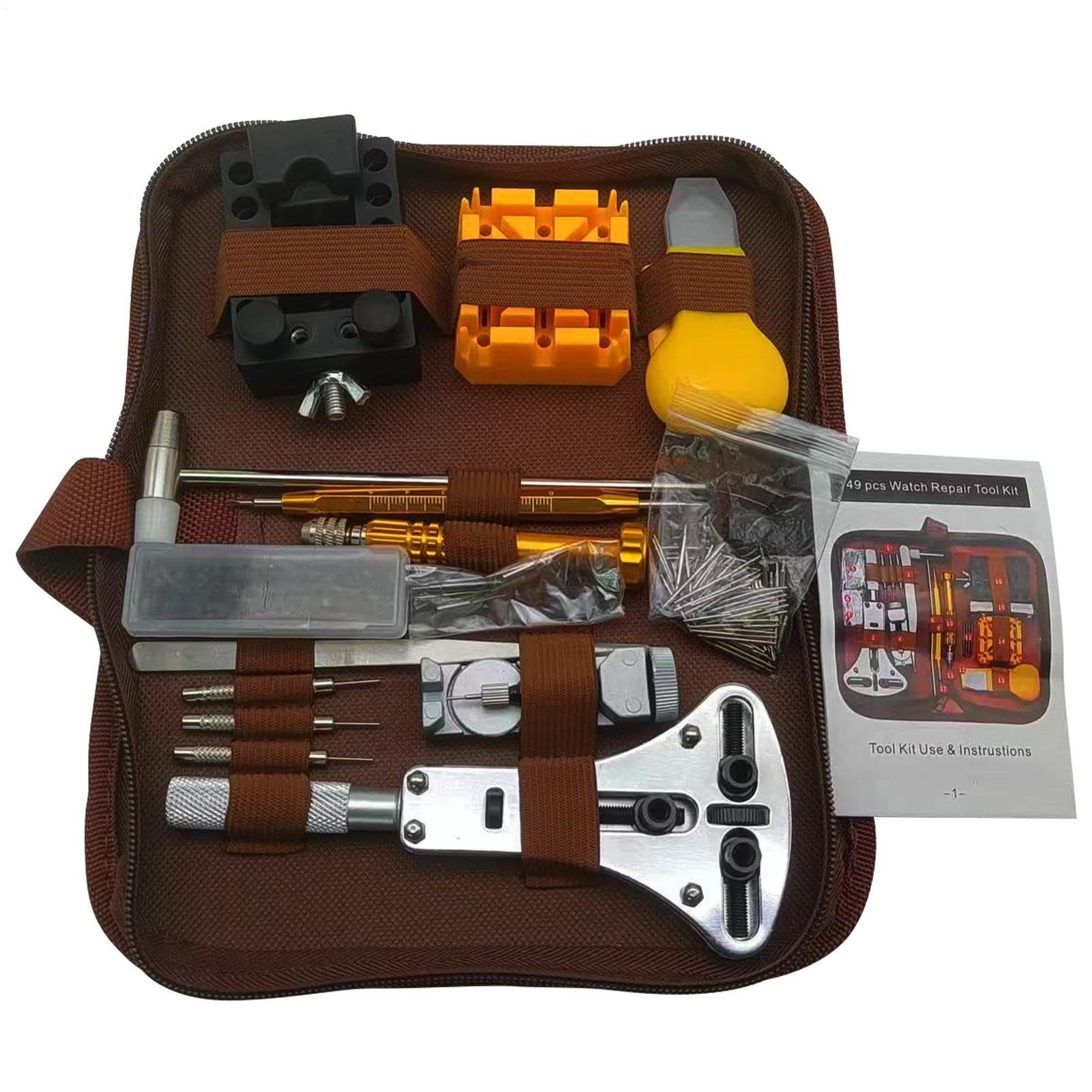 Kit de Reparación de Relojes 149 Piezas Herramientas & Accesorios para