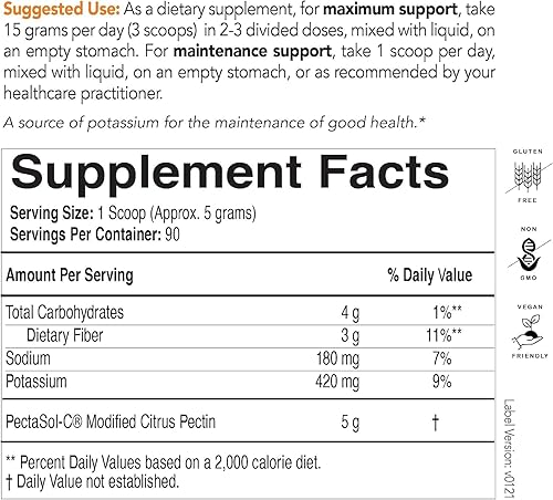 Miniatura 8 de EcoNugenics Promueve la salud de los senos y el apoyo celular - BreastDefend 120 cápsulas + PectaSol-C modificada pectina cítrica paquete de 16.01 oz