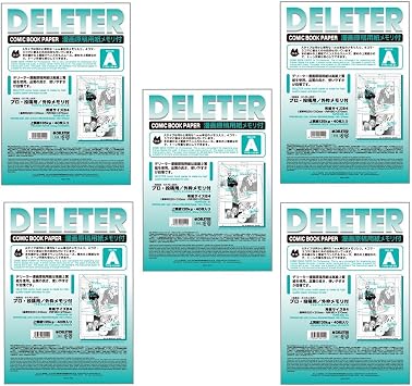 Deleter Comic Book Paper A4 for B4 comic 40 sheets 5sets Type-135-B4Japan Import