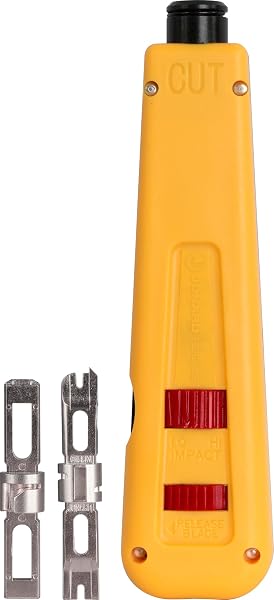 Jonard Tools EPD-91461 Impact Punchdown Tool with 66 and 110 Blades - best punch down tools for cat6