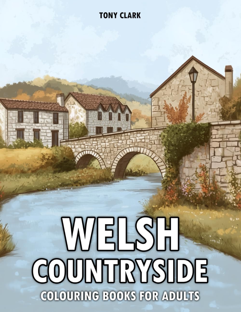 Welsh Countryside: Colouring Books for Adults - 50 Beautiful Illustrations of Wales' Countryside, Serene Villages, Rolling Hills, and Peaceful Landscapes