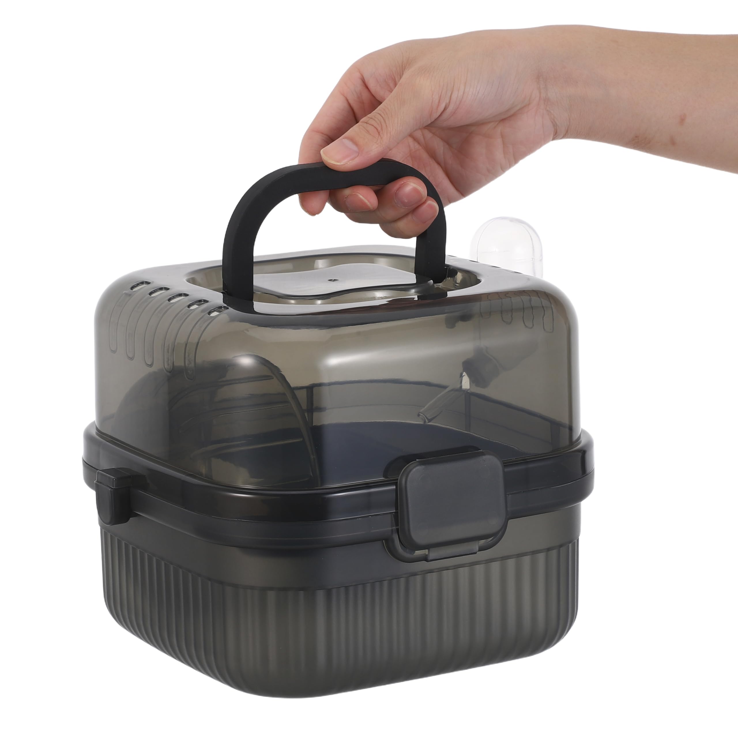 SUPVOX Trasportino per Piccoli Animali Doppio Strato Portatile per Porcellini d Criceti Ratti e Furetti di Ventilazione e Comoda Maniglia per Viaggi e Cure Quotidiane