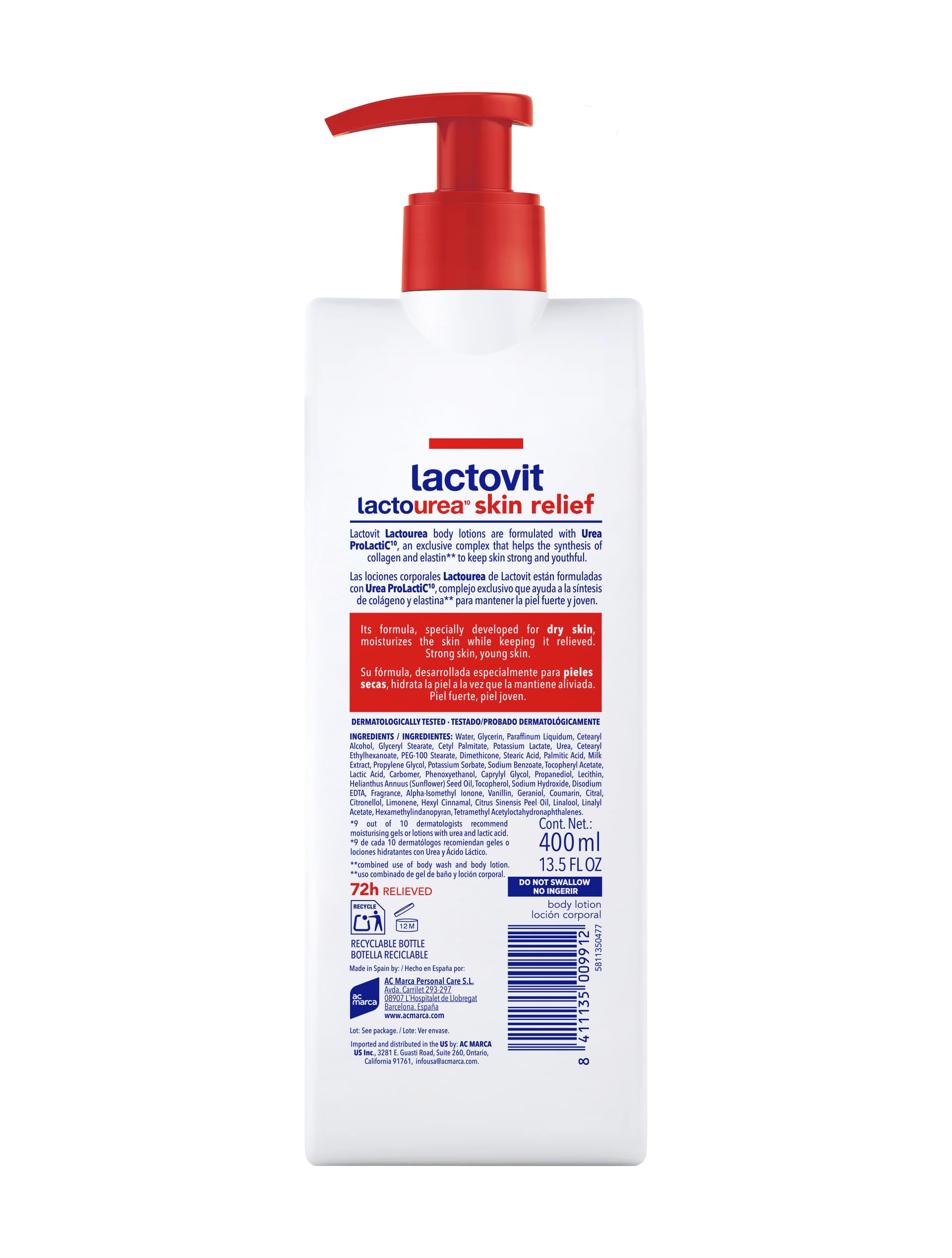 Lactovit Lactourea Hydrating Body Lotion for Dry Skin