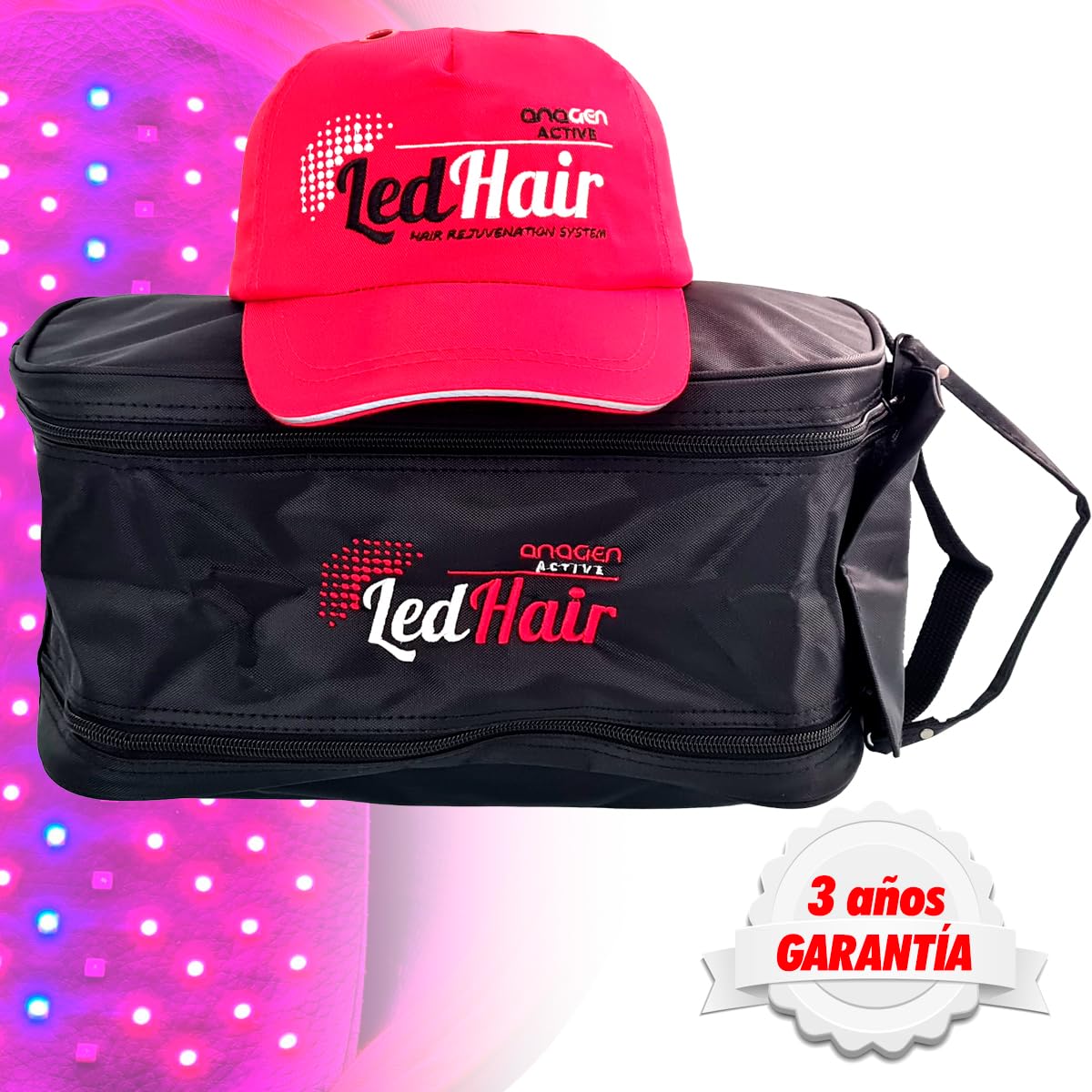 Láser Capilar Diodos Led LLLT Hair Modelo150 - Laser Hair Rejuvenation (1 Gorra LedHair 150 LED)