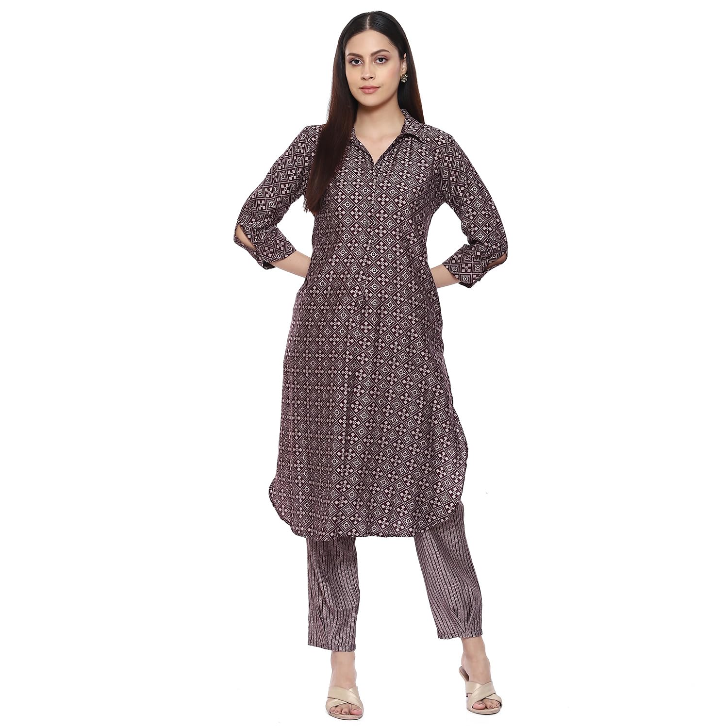 Women Poly Viscose Straight Printed Suit Set-image-29