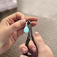 Vista 35 de 925 Sterling Silver Gemstone Necklace - Gemstone Teardrop Necklace - Birthstone Necklace for Women Silver - Pear Gemstone Pendant - Silver Jewelry