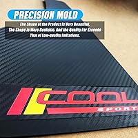 Vista 110 de Universal Mud Flaps Fits Most SUVs/MPVs, Not Full-Size SUVs- Standard Size 4-Piece Soft Glue Fenders Splash Guards Set, Heavy Duty Flexible