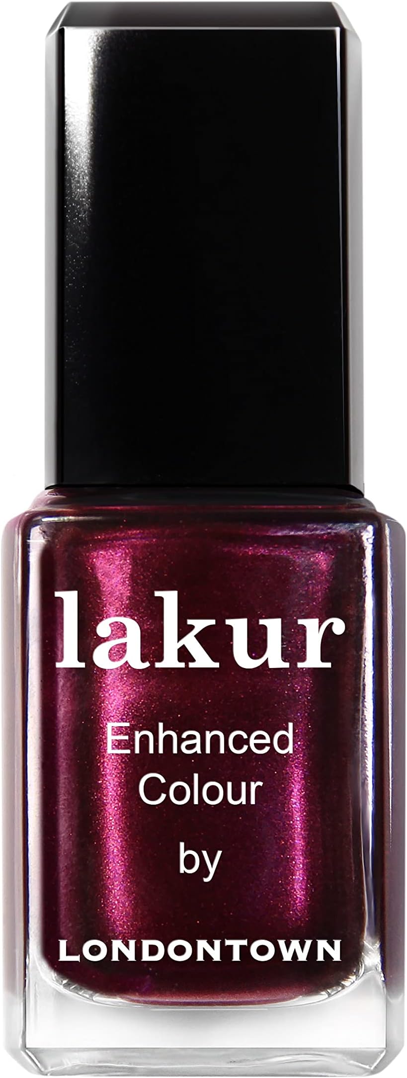 LONDONTOWN Ruby Red Metallic Shimmery Nail Polish, Vixen lakur, Vegan ChipResistant