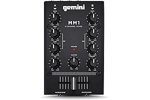 Gemini Sound MM1 Professional Rotary DJ Mixer