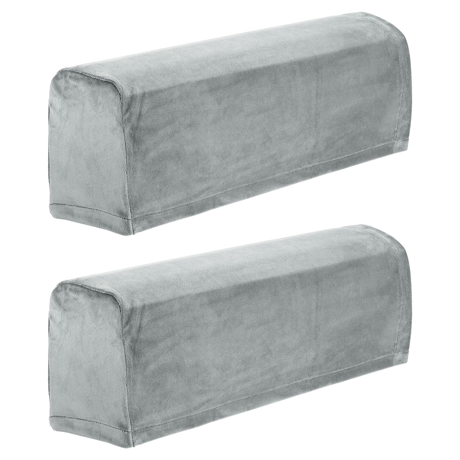 uxcell 2 Pcs Sofa Armrest Covers Stretch Couch Armrest Cover for Chairs Sofas Couch Arm, Scratch-Resistant Sofa Arm Cover, Light Gray