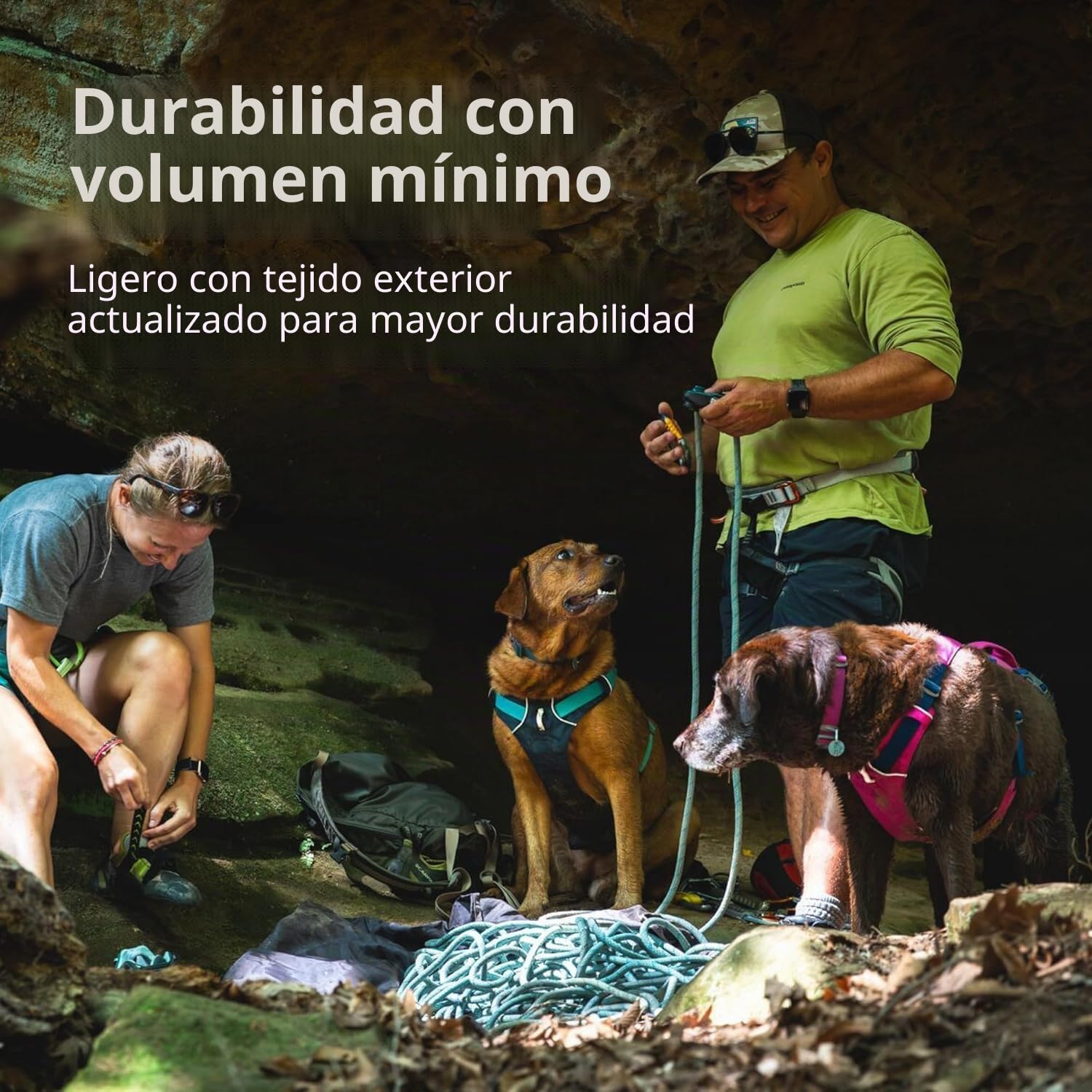 RUFFWEAR Arnés para Perro con asa, Flagline, Multiusos, Ligero, Ajustable, cómodo, para Caminar, 3 Puntos de fijación de Plomo, Correa Reforzada y Anillo en V de Metal Fuerte