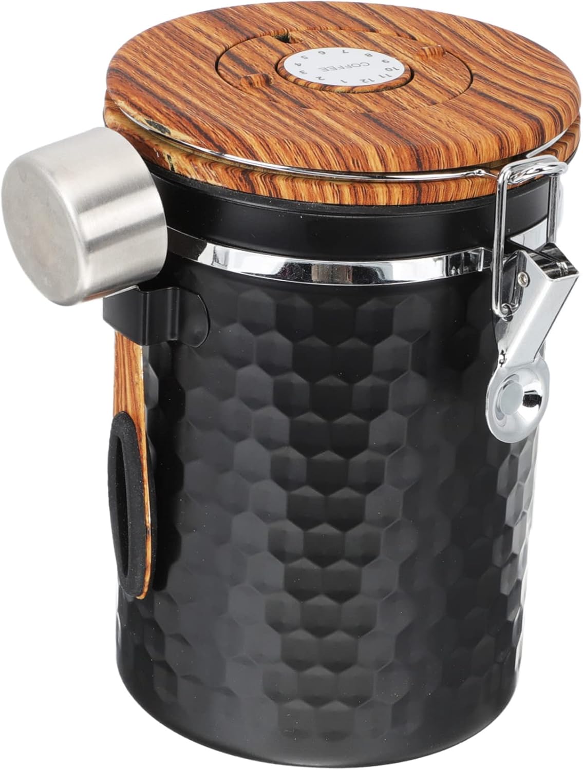 Zerodeko Airtight Coffee Bean Storage Canister Stainless Steel Food Container with Handle Multi-functional Jar for Coffee Dried Foods and Snacks and Space-saving