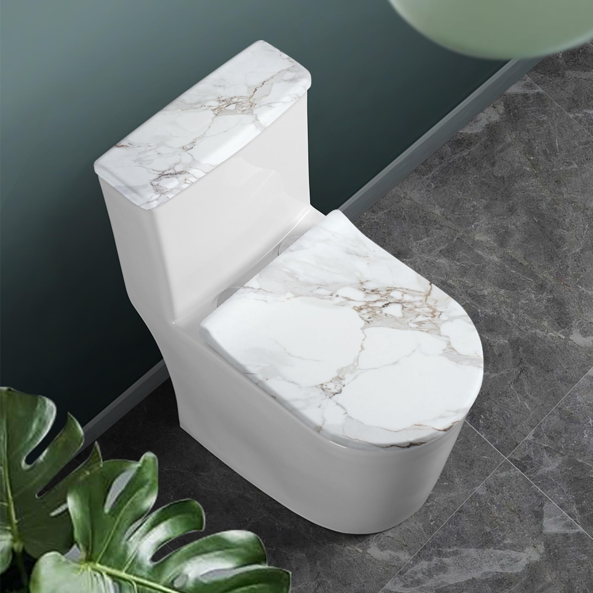 Amazon.co.jp: KUIFORTI ホワイト 便座カバー 洗濯可能 トイレカバー 
